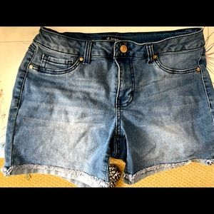 Jean shorts that are new just too big !comfort level is prefect !!!